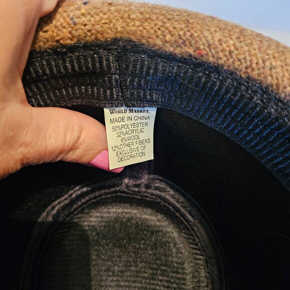 WORLD MARKET Fedora / Trilby Fashion Hat One Size - Picture 9 of 9